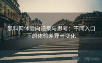 黑料网体验向记录与思考：不同入口下的体验差异与变化