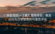 红桃影视的一次真实使用体验：稳定访问与日常使用的可靠性评估