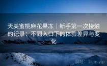 天美蜜桃麻花果冻｜新手第一次接触的记录：不同入口下的体验差异与变化