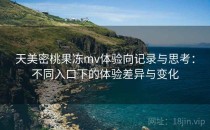 天美密桃果冻mv体验向记录与思考：不同入口下的体验差异与变化