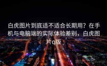 白虎图片到底适不适合长期用？在手机与电脑端的实际体验差别，白虎图片q版