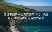 蜜桃视频的一次真实使用体验：内容更新频率与实际可用性的观察