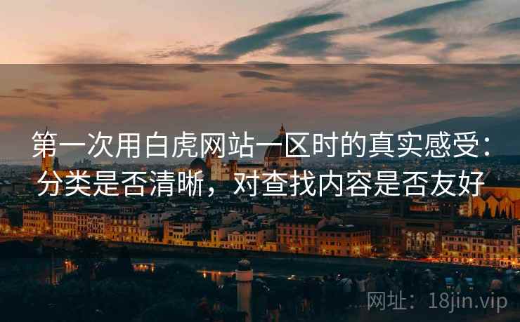 第一次用白虎网站一区时的真实感受：分类是否清晰，对查找内容是否友好  第2张