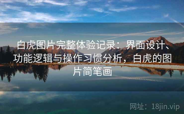 白虎图片完整体验记录：界面设计、功能逻辑与操作习惯分析，白虎的图片简笔画  第2张