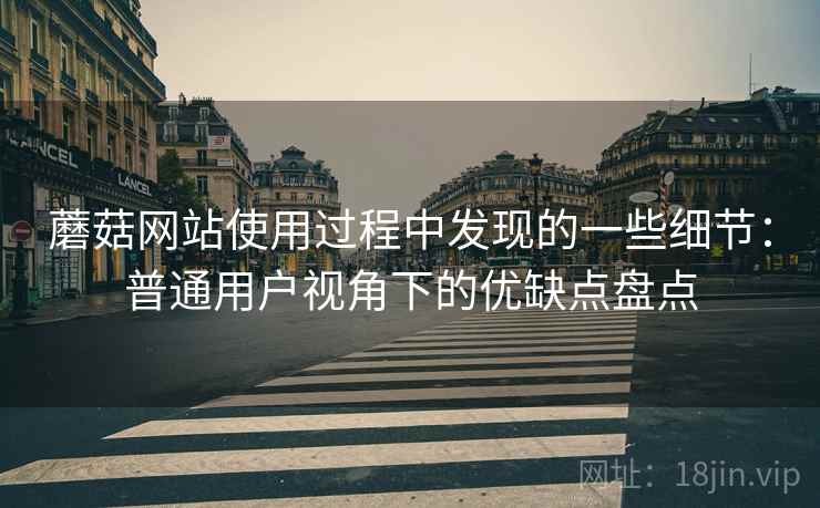 蘑菇网站使用过程中发现的一些细节:普通用户视角下的优缺点盘点 第2张 蘑菇网站使用过程中发现的一些细节:普通用户视角下的优缺点盘点 第2张