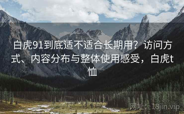 白虎91到底适不适合长期用?访问方式、内容分布与整体使用感受,白虎t恤 第1张 白虎91到底适不适合长期用?访问方式、内容分布与整体使用感受,白虎t恤 第1张
