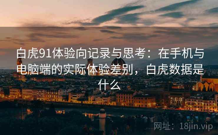 白虎91体验向记录与思考:在手机与电脑端的实际体验差别,白虎数据是什么 第2张 白虎91体验向记录与思考:在手机与电脑端的实际体验差别,白虎数据是什么 第2张